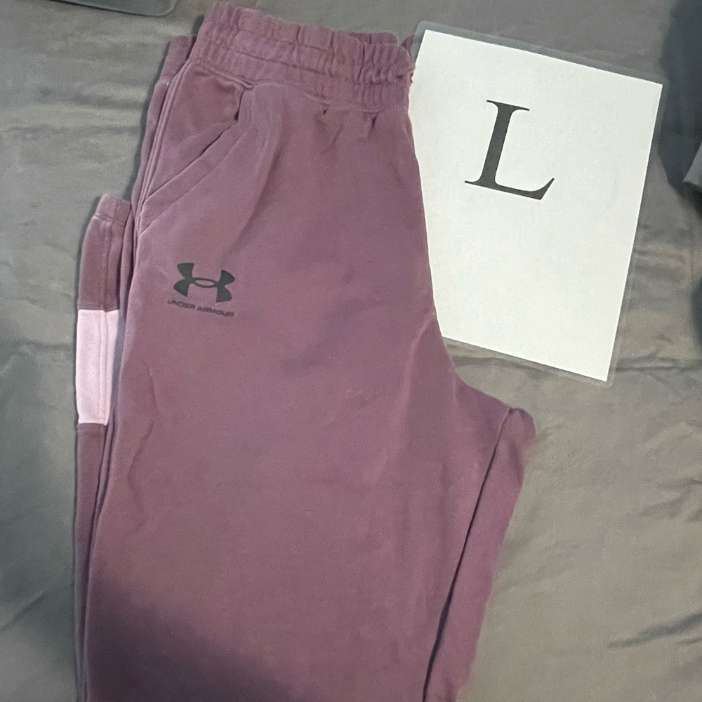 Under Armour Ladies' Purple Joggers